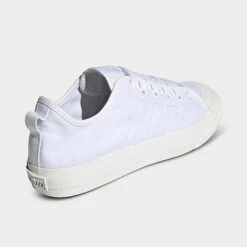 Men's Adidas Originals Nizza RF Casual Shoes White/White/Off White - EF1883 100 -Stealth Fit Shop EF1883 100 P4