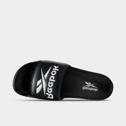 Men's Reebok Classic Slide Sandals Black/White/Black - EH0667 001 12 Men's Reebok Classic Slide Sandals Black/White/Black - EH0667 001 -Stealth Fit Shop EH0667 001 P5