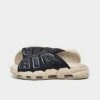 Men's Nike Air More Uptempo Slide Sandals Black/Multi-Color/Sanddrift/Clear - FB7799 001