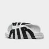 Men's Nike Air More Uptempo Slide Sandals White/Black/Varsity Red - FB7815 100 2 Men's Nike Air More Uptempo Slide Sandals White/Black/Varsity Red - FB7815 100 -Stealth Fit Shop FB7815 100 P1