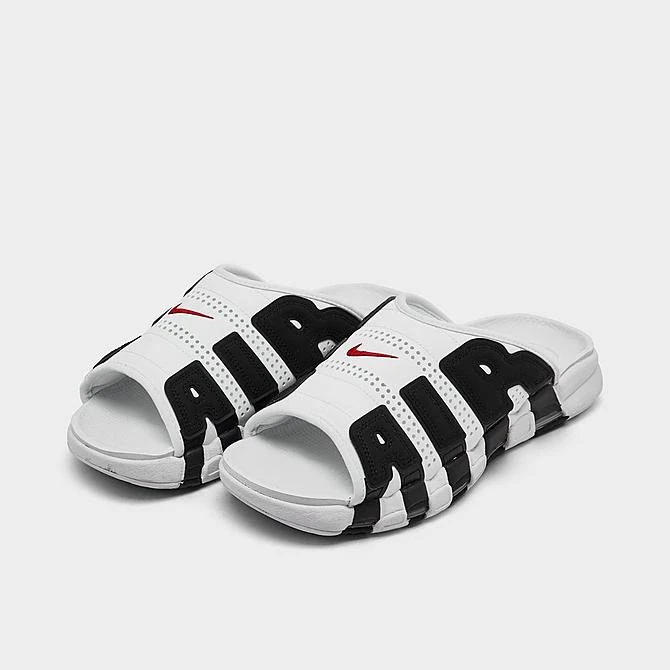 Men's Nike Air More Uptempo Slide Sandals White/Black/Varsity Red - FB7815 100 4 Men's Nike Air More Uptempo Slide Sandals White/Black/Varsity Red - FB7815 100 - Image 2