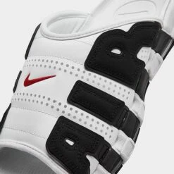 Men's Nike Air More Uptempo Slide Sandals White/Black/Varsity Red - FB7815 100 10 Men's Nike Air More Uptempo Slide Sandals White/Black/Varsity Red - FB7815 100 -Stealth Fit Shop FB7815 100 P3