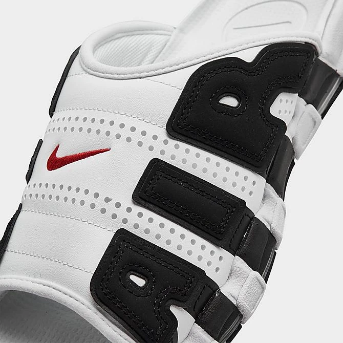 Men's Nike Air More Uptempo Slide Sandals White/Black/Varsity Red - FB7815 100 5 Men's Nike Air More Uptempo Slide Sandals White/Black/Varsity Red - FB7815 100 - Image 3