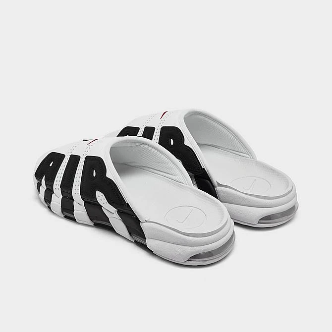 Men's Nike Air More Uptempo Slide Sandals White/Black/Varsity Red - FB7815 100 6 Men's Nike Air More Uptempo Slide Sandals White/Black/Varsity Red - FB7815 100 - Image 4