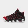 Men's Nike Air More Uptempo '96 Basketball Shoes Black/Black/University Red/White - FD0274 001 -Stealth Fit Shop FD0274 001 P1