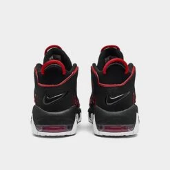 Men's Nike Air More Uptempo '96 Basketball Shoes Black/Black/University Red/White - FD0274 001 -Stealth Fit Shop FD0274 001 P4