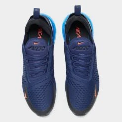 Men's Nike Air Max 270 Casual Shoes Midnight Navy/White/Bright Crimson/Black - FD0279 400 -Stealth Fit Shop FD0279 400 P5