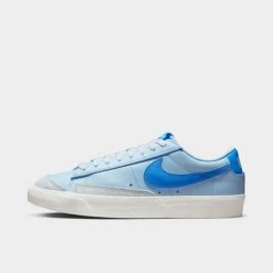 Men's Nike Blazer Low '77 Vintage Casual Shoes Celestine Blue/University Blue/Sail/White - FD0281 400