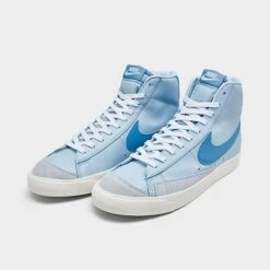 Nike Blazer Mid '77 Vintage Casual Shoes Celestine Blue/Sail/White/University Blue - FD0304 400 -Stealth Fit Shop FD0304 400 P2