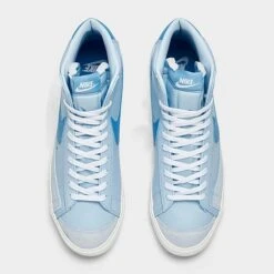 Nike Blazer Mid '77 Vintage Casual Shoes Celestine Blue/Sail/White/University Blue - FD0304 400 -Stealth Fit Shop FD0304 400 P5