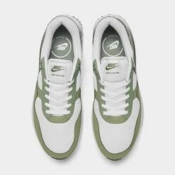 Men's Nike Air Max SYSTM Casual Shoes White/Med Olive/Oil Green - FD0782 100 -Stealth Fit Shop FD0782 100 P5