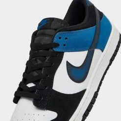Nike Dunk Low Retro Casual Shoes Summit White/Industrial Blue/Black/White - FD6923 100 -Stealth Fit Shop FD6923 100 P3