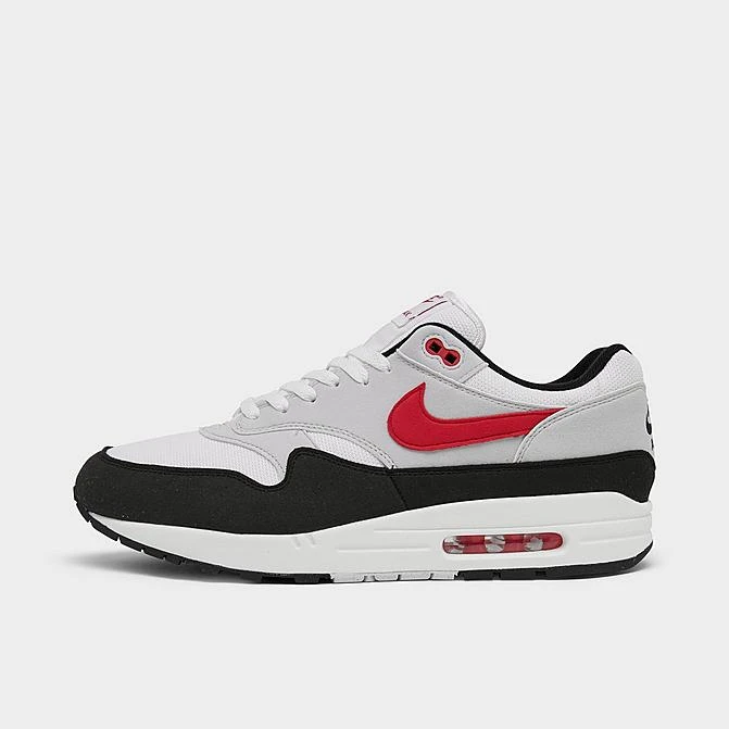 Men's Nike Air Max 1 Casual Shoes White/University Red/Pure Platinum/Black - FD9082 101 3 Men's Nike Air Max 1 Casual Shoes White/University Red/Pure Platinum/Black - FD9082 101