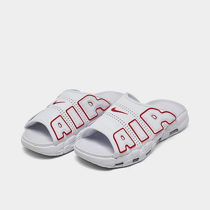 Men's Nike Air More Uptempo Slide Sandals White/University Red/White - FD9884 100 4 Men's Nike Air More Uptempo Slide Sandals White/University Red/White - FD9884 100 - Image 2