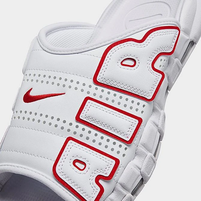 Men's Nike Air More Uptempo Slide Sandals White/University Red/White - FD9884 100 5 Men's Nike Air More Uptempo Slide Sandals White/University Red/White - FD9884 100 - Image 3