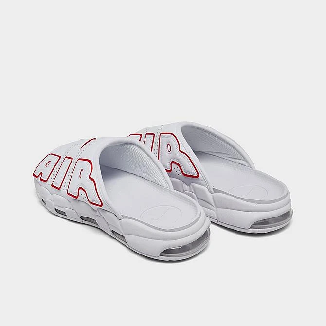 Men's Nike Air More Uptempo Slide Sandals White/University Red/White - FD9884 100 6 Men's Nike Air More Uptempo Slide Sandals White/University Red/White - FD9884 100 - Image 4