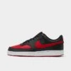 Men's Nike Court Vision Low Next Nature Casual Shoes Black/University Red/White - FJ0685 010 -Stealth Fit Shop FJ0685 010 P1