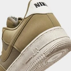 Men's Nike Air Force 1 '07 LV8 SE Casual Shoes Neutral Olive/Sail/Black - FJ1954 200 -Stealth Fit Shop FJ1954 200 P3