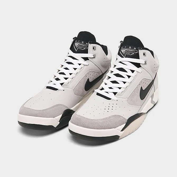 Men's Nike Air Flight Lite Mid Casual Shoes Grey/Black/White - FJ2949 001 4 Men's Nike Air Flight Lite Mid Casual Shoes Grey/Black/White - FJ2949 001 - Image 2