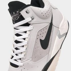 Men's Nike Air Flight Lite Mid Casual Shoes Grey/Black/White - FJ2949 001 10 Men's Nike Air Flight Lite Mid Casual Shoes Grey/Black/White - FJ2949 001 -Stealth Fit Shop FJ2949 001 P3