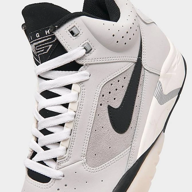 Men's Nike Air Flight Lite Mid Casual Shoes Grey/Black/White - FJ2949 001 5 Men's Nike Air Flight Lite Mid Casual Shoes Grey/Black/White - FJ2949 001 - Image 3