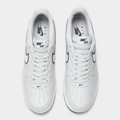 Men's Nike Air Force 1 Low Casual Shoes Photon Dust/Black/White - FJ4211 002 -Stealth Fit Shop FJ4211 002 P5