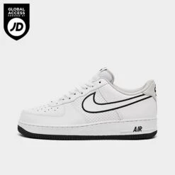 Men's Nike Air Force 1 Low Casual Shoes White/Black/Photon Dust - FJ4211 100