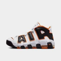 Men's Nike Air More Uptempo '96 Basketball Shoes White/Starfish/Black - FJ4416 100