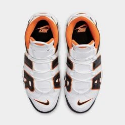 Men's Nike Air More Uptempo '96 Basketball Shoes White/Starfish/Black - FJ4416 100 -Stealth Fit Shop FJ4416 100 P5