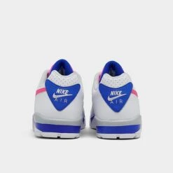 Men's Nike Air Cross Trainer 3 Training Shoes White/Hyper Pink/Racer Blue/Silver - FN6887 100 -Stealth Fit Shop FN6887 100 P4
