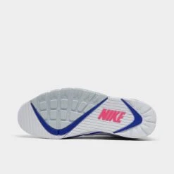 Men's Nike Air Cross Trainer 3 Training Shoes White/Hyper Pink/Racer Blue/Silver - FN6887 100 -Stealth Fit Shop FN6887 100 P6