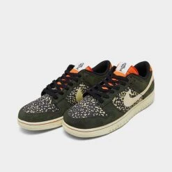 Nike Dunk Low Retro SE Rainbow Trout Casual Shoes Sequoia/Alabaster/Safety Orange - FN7523 300 -Stealth Fit Shop FN7523 300 P2