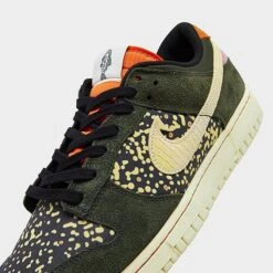 Nike Dunk Low Retro SE Rainbow Trout Casual Shoes Sequoia/Alabaster/Safety Orange - FN7523 300 -Stealth Fit Shop FN7523 300 P3