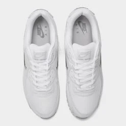Men's Nike Air Max 90 Jewel Swoosh Casual Shoes White/Photon Dust/Light Smoke Grey - FN8005 100 -Stealth Fit Shop FN8005 100 P5