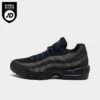 Men's Nike Air Max 95 SE Jewel Swoosh Casual Shoes Black/Deep Royal Blue/Anthracite - FQ1235 001 -Stealth Fit Shop FQ1235 001 P1