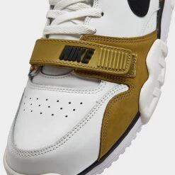 Men's Nike Air Trainer 1 Mid Training Shoes Summit White/Black/Bronzine/Summit White - FQ8225 100 -Stealth Fit Shop FQ8225 100 P3