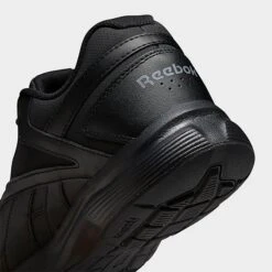 Men's Reebok Walk Ultra 7 DMX Walking Shoes (Extra Wide 4E) Black/Cold Grey/Collegiate Royal - FU7145 001 -Stealth Fit Shop FU7145 001 P3