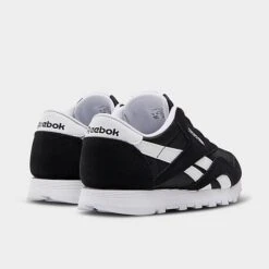 Men's Reebok Classic Nylon Casual Shoes Black/Black/White - FV4441 001 -Stealth Fit Shop FV4441 001 P4
