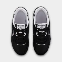 Men's Reebok Classic Nylon Casual Shoes Black/Black/White - FV4441 001 -Stealth Fit Shop FV4441 001 P5