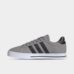 Men's Adidas Essentials Daily 3.0 Casual Shoes Dove Grey/Core Black/Cloud White - FW3270 031 -Stealth Fit Shop FW3270 031 P3