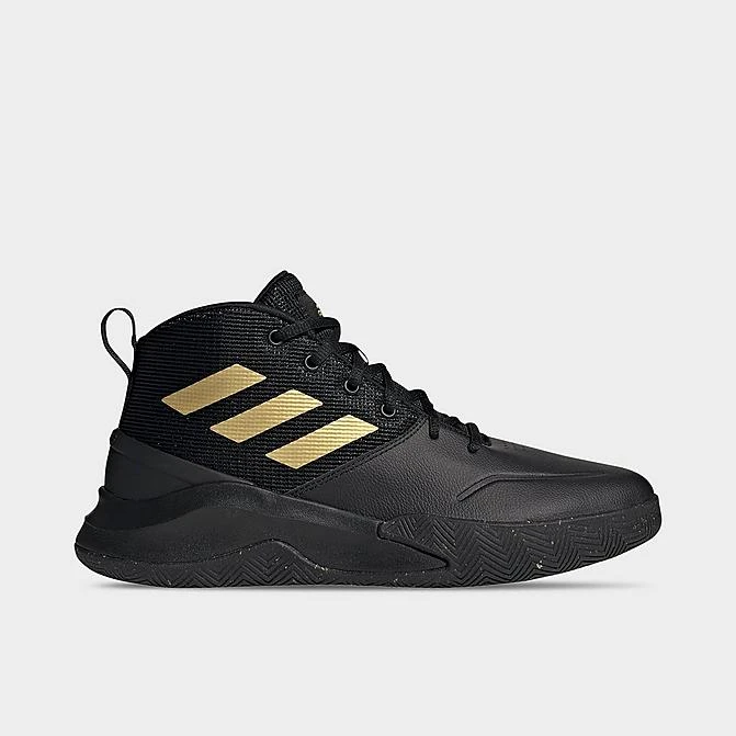 Men's Adidas OwnTheGame Basketball Shoes Core Black/Matte Gold/Core Black - FW4562 001 3 Men's Adidas OwnTheGame Basketball Shoes Core Black/Matte Gold/Core Black - FW4562 001