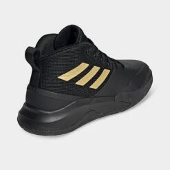 Men's Adidas OwnTheGame Basketball Shoes Core Black/Matte Gold/Core Black - FW4562 001 11 Men's Adidas OwnTheGame Basketball Shoes Core Black/Matte Gold/Core Black - FW4562 001 -Stealth Fit Shop FW4562 001 P4