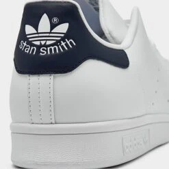 Adidas Originals Stan Smith Casual Shoes Footwear White/Footwear White/Navy - FX5501 100 -Stealth Fit Shop FX5501 100 P3