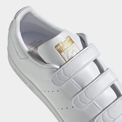 Men's Adidas Originals Stan Smith Primegreen Casual Shoes White/White/Gold Metallic - FX5508 100 -Stealth Fit Shop FX5508 100 P3