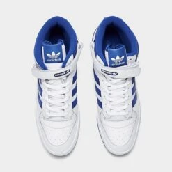 Men's Adidas Originals Forum Mid Casual Shoes White/Team Royal Blue/White - FY4976 100 12 Men's Adidas Originals Forum Mid Casual Shoes White/Team Royal Blue/White - FY4976 100 -Stealth Fit Shop FY4976 100 P5