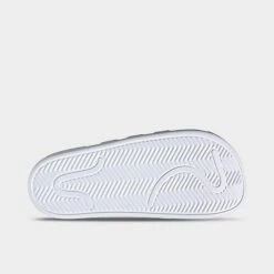 Men's Adidas Adilette Clog Shoes White/Black/White - FY8970 100 -Stealth Fit Shop FY8970 100 P6
