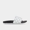 Men's Adidas Essentials Adilette Comfort Slide Sandals White/Grey/White - GV9737 100 -Stealth Fit Shop GV9737 100 P1