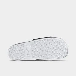 Men's Adidas Essentials Adilette Comfort Slide Sandals White/Grey/White - GV9737 100 -Stealth Fit Shop GV9737 100 P6