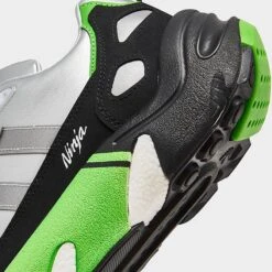 Men's Adidas Originals ZX 22 BOOST Kawasaki Casual Shoes Silver Metallic/Silver Metallic/Core Black - GW2125 040 -Stealth Fit Shop GW2125 040 P3