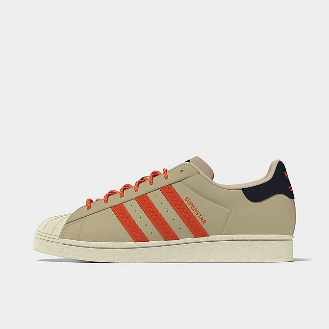 Men's Adidas Originals Superstar Casual Shoes Sand Strata/Magic Beige/Ink - GW2176 270 3 Men's Adidas Originals Superstar Casual Shoes Sand Strata/Magic Beige/Ink - GW2176 270